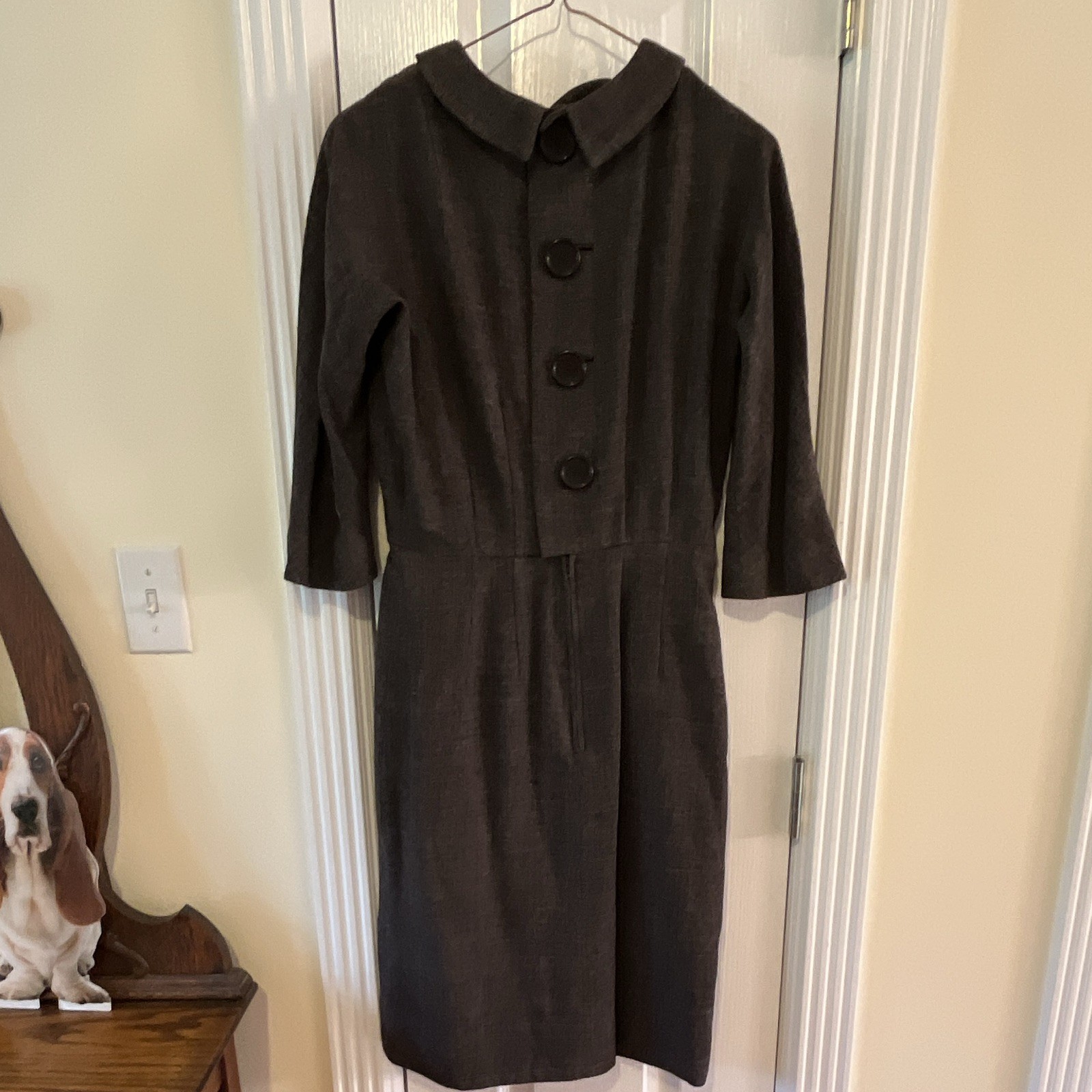 Vintage 60s/70s Wool Lined Dress