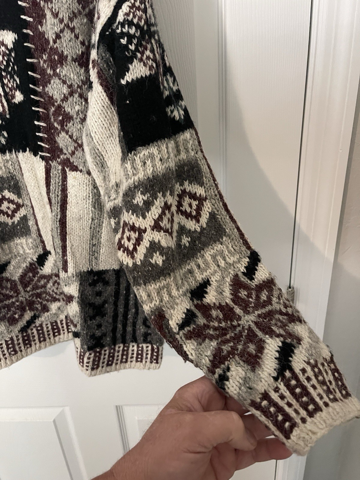 Vintage 90s Ninon De Lenclos Acrylic Wool Angora Nylon Knit Pullover Sweater M