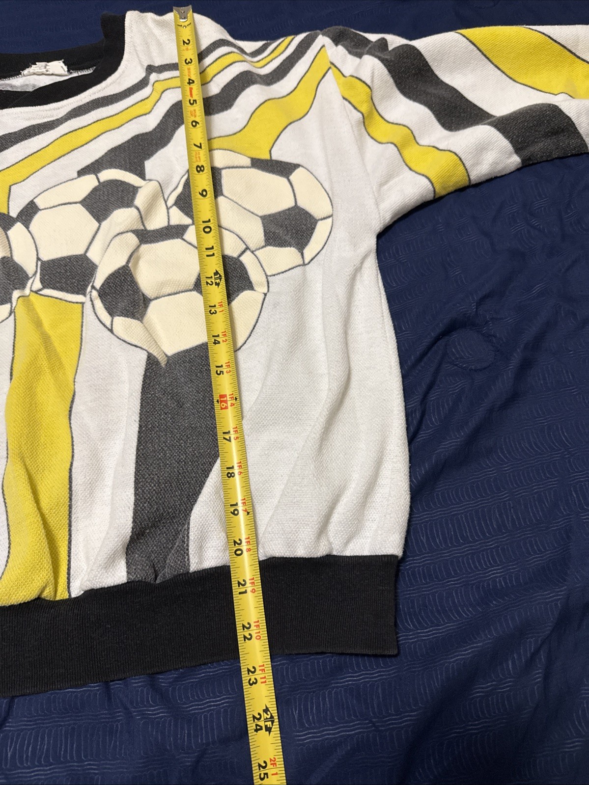 VTG 80 Bonnie Sportsware USA Soccer Sweatshirt Retro Football California Sz M