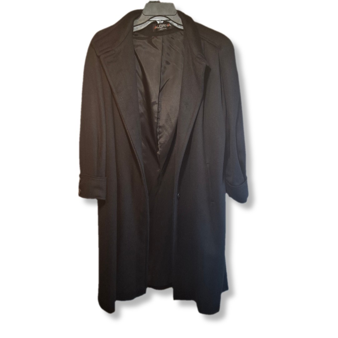 Alorna Vintage 80s Wool Full Length Coat | Union & USA Made | Read Description