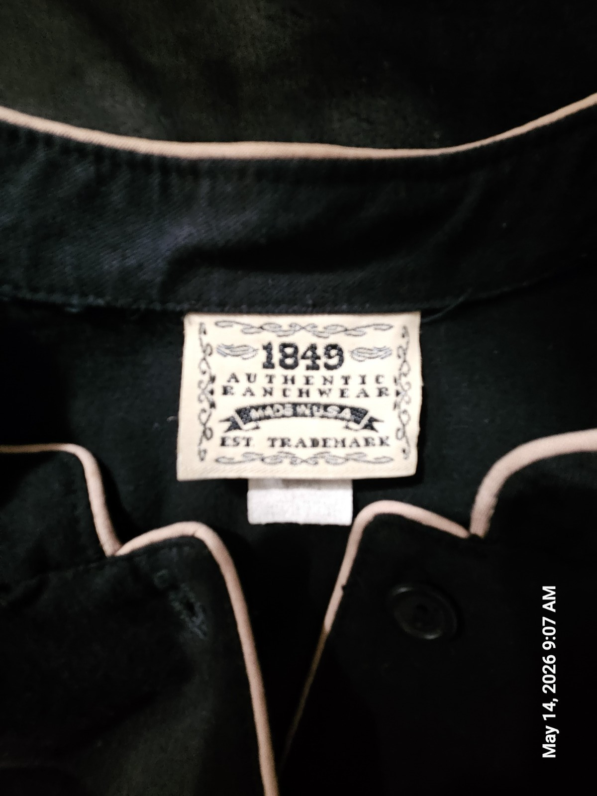 Vintage , 1849 Authentic Ranchwear Equestrian Women’s Western Show Shirt