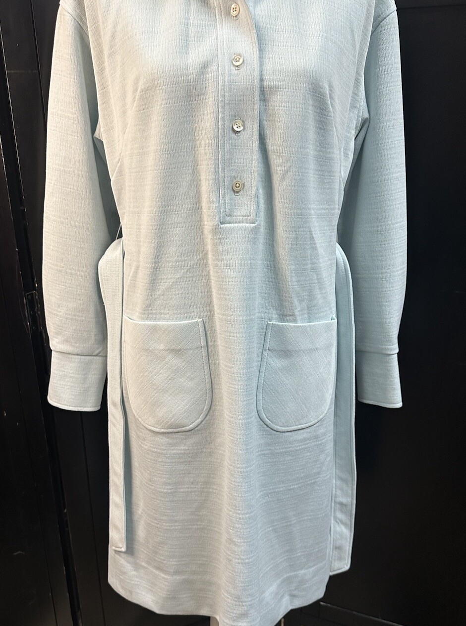 Vtg 1960s Nardis of Dallas Polyester Double Knit Dress Shift Dress Mod Size 12