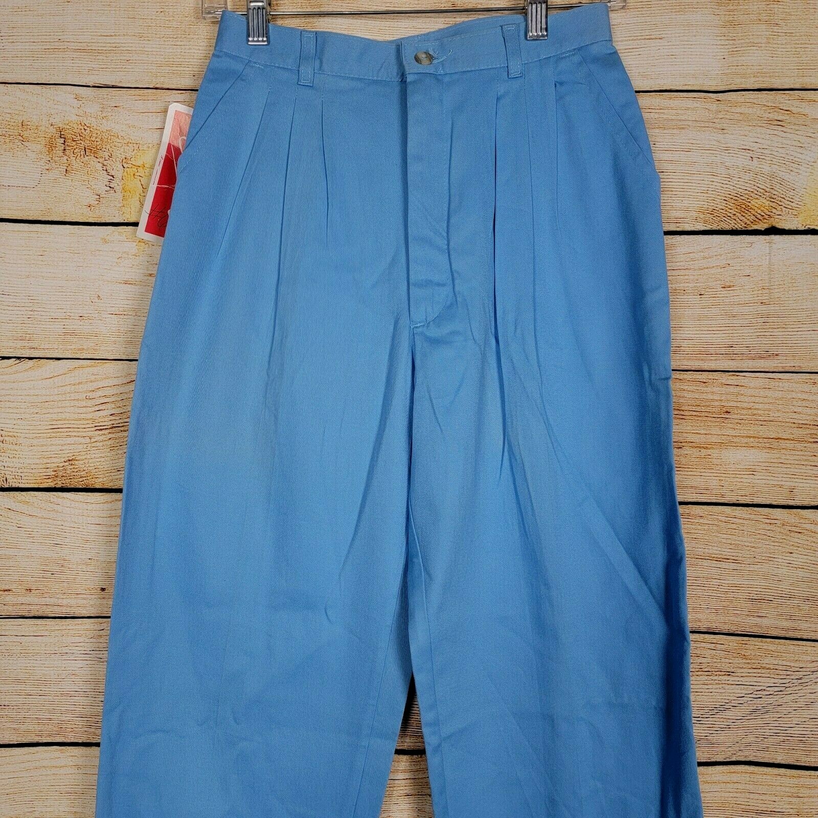 Vintage Lee Casuals Womens Pants Size 8 Blue Classic High Waist Mom 90s New