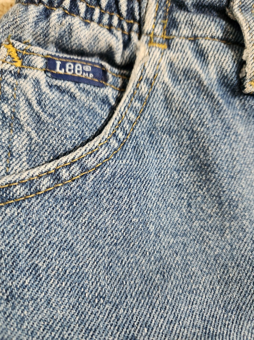Vintage Lee Mom Jeans Womens 10 MED Tapered USA 90s High Waisted Grandma