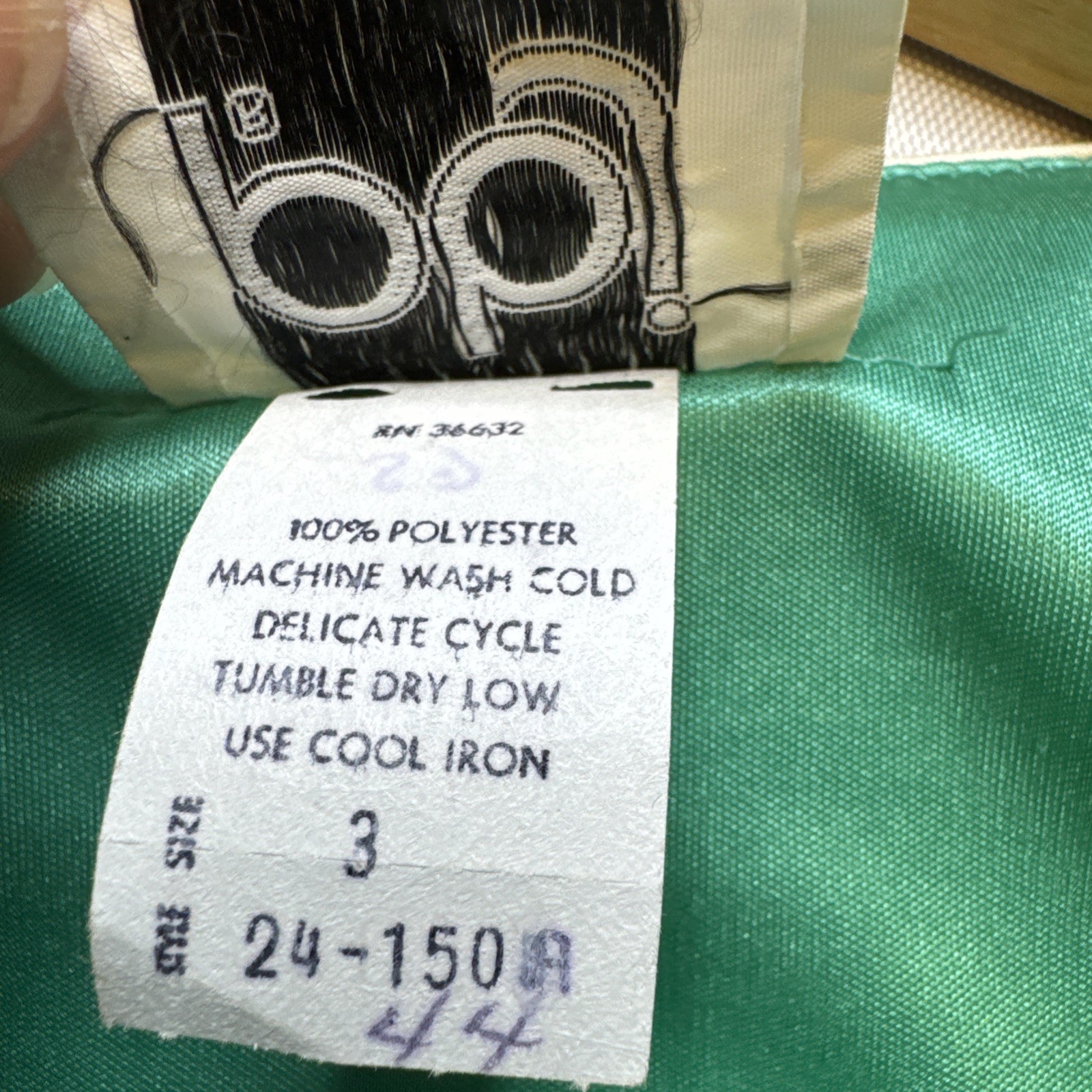 Vintage 70’s 80s pbj Teal Dress Size 3 Pleats Retro Mod #0107