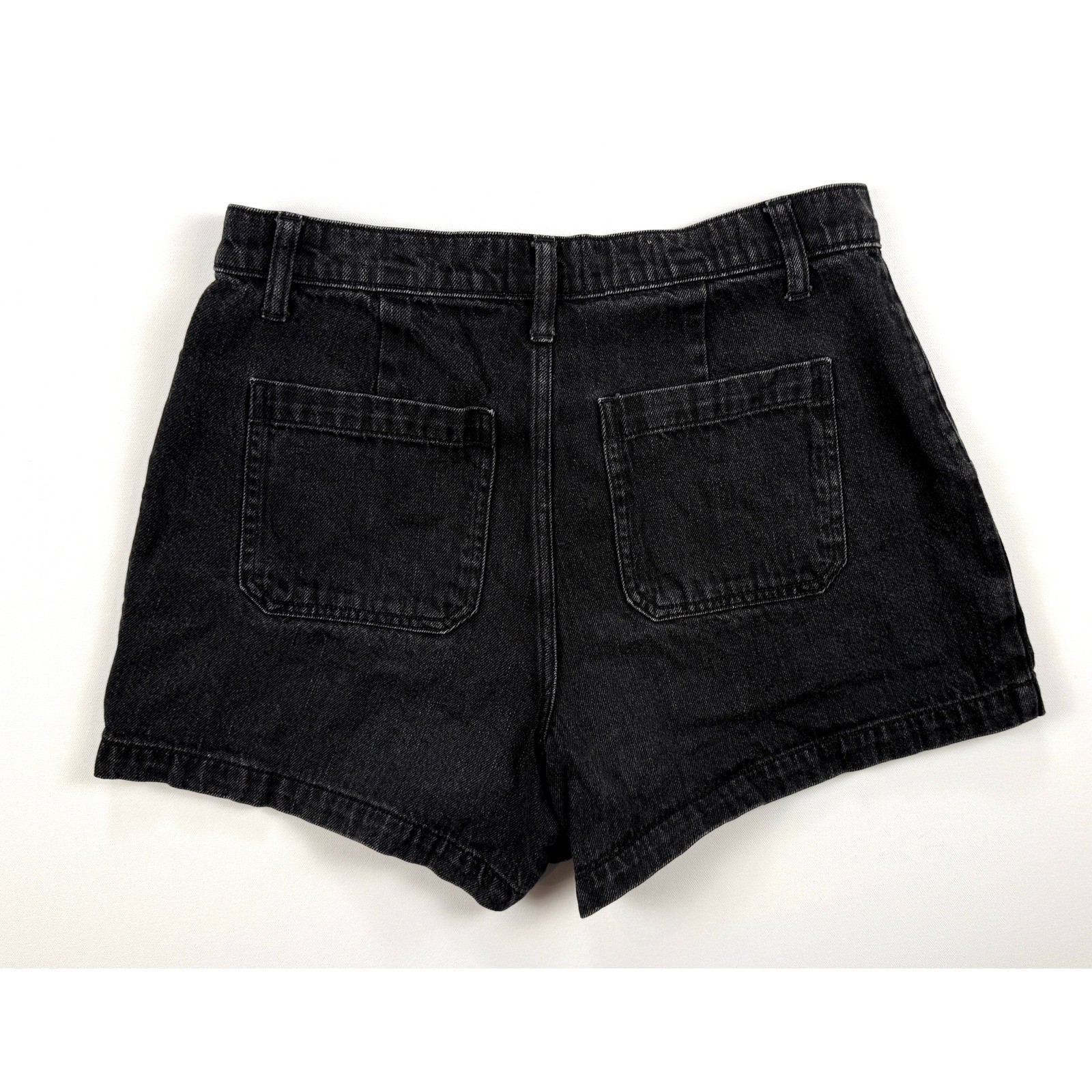 UNIVERSAL THREAD Women’s Sz 12R 31w Black High Rise Utility/Cargo Shorts #1709