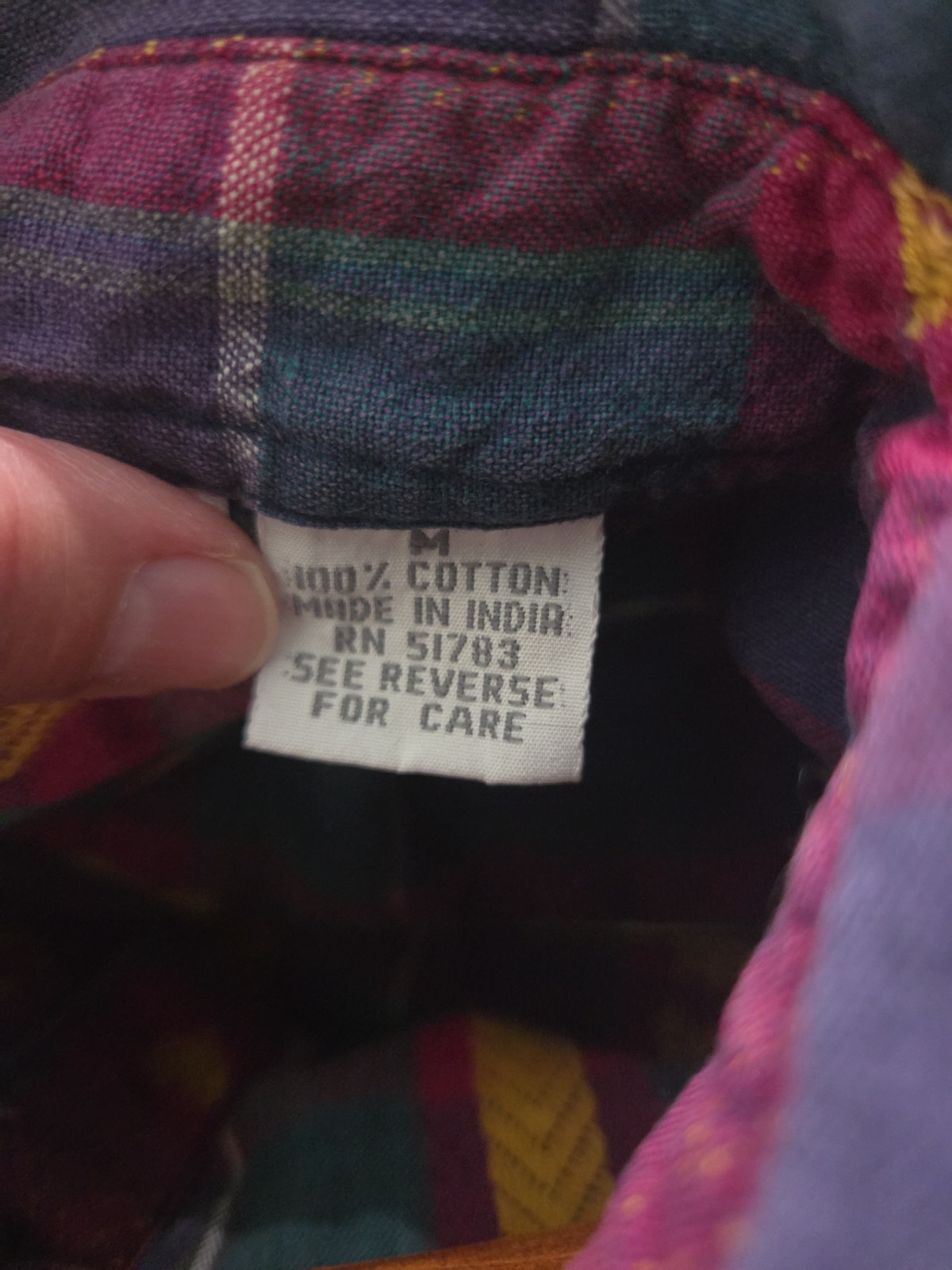 Vintage Paris Sport Club Button Down Heart Flannel Shirt Size M 90’s