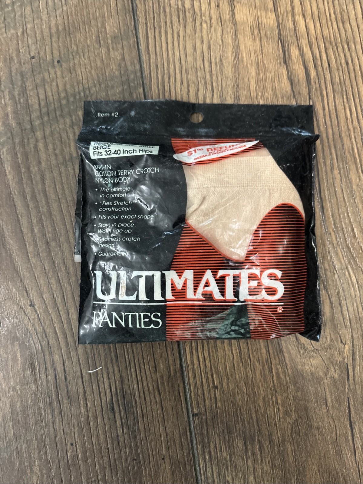 Ultimates Panties Vintage Regular Panties Beige
