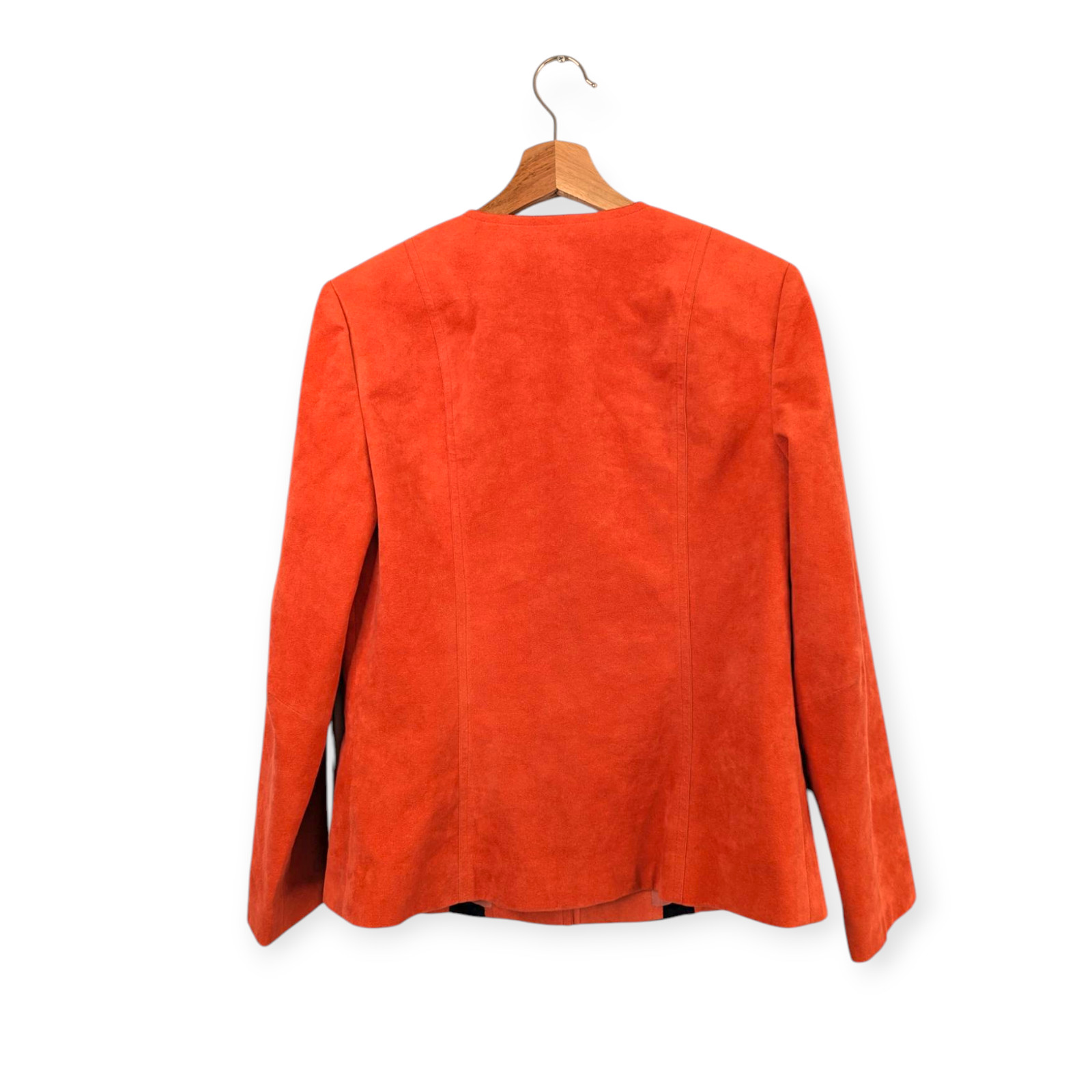 Vintage Salmon Geometric UltraSuede Blazer ~ EUC ~ Size small