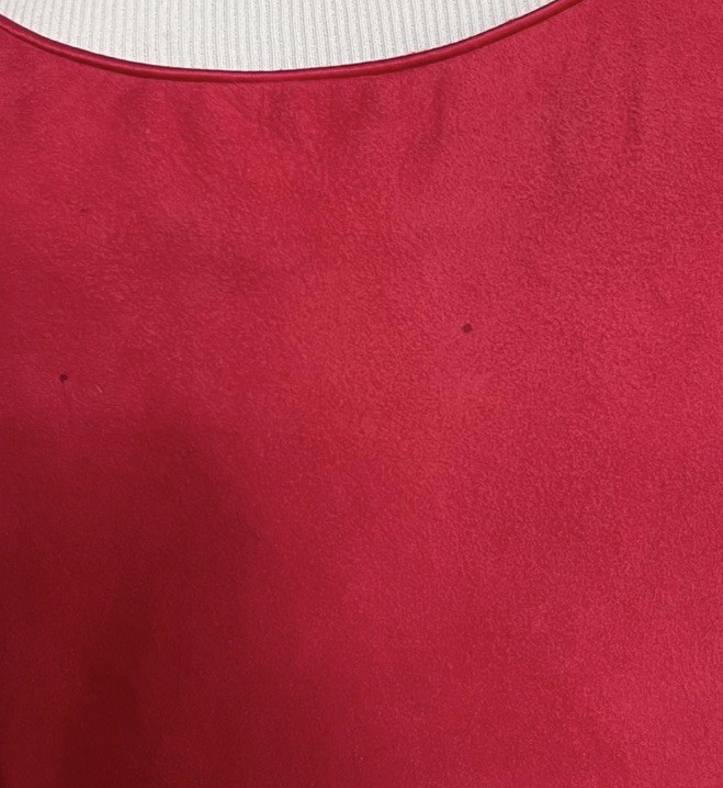 VINTAGE RED VAKKO SUEDE DRESS