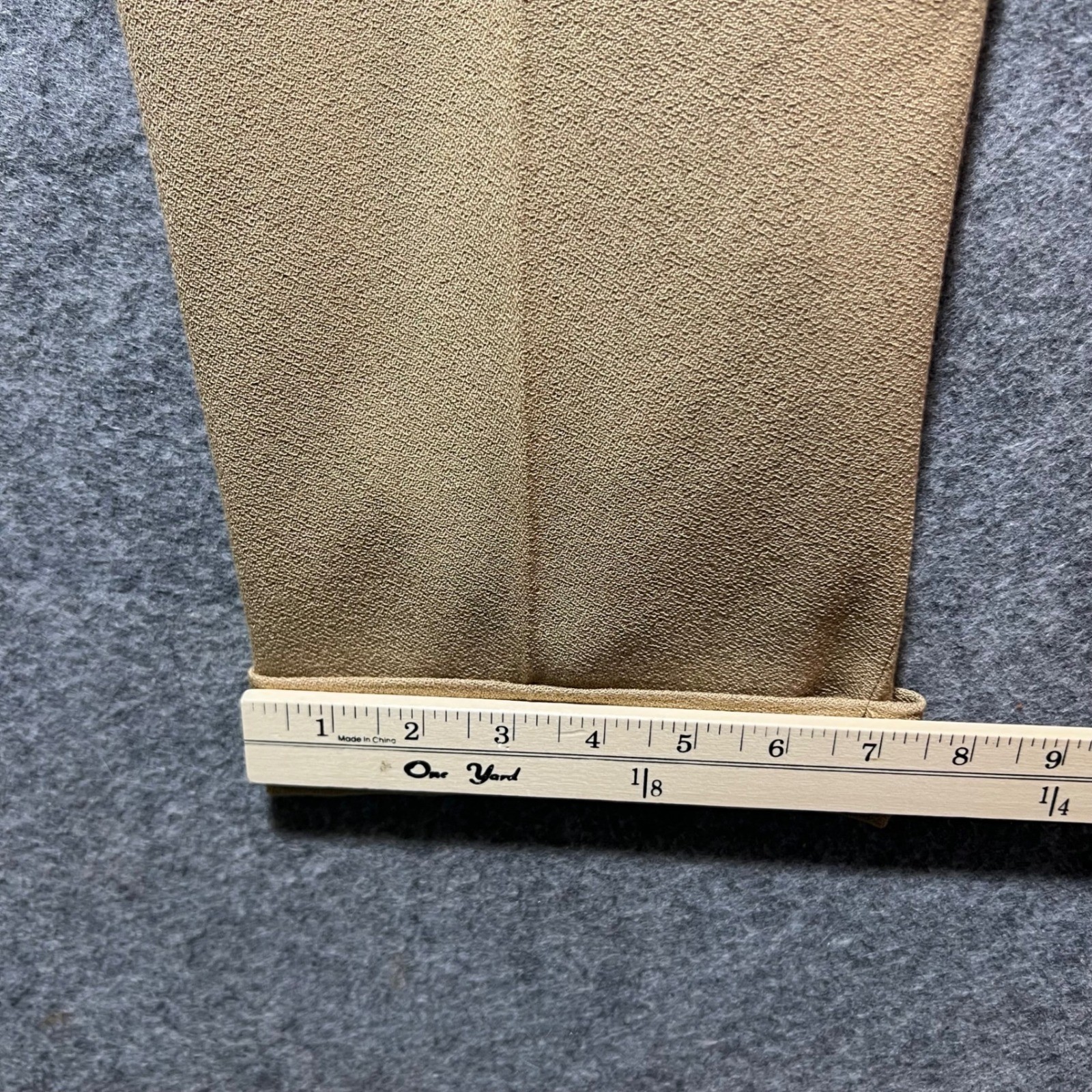Vintage 90s 3 Piece Suit Set 9/10 Camel Tan Wool Blend Blazer Pant Skirt Lined