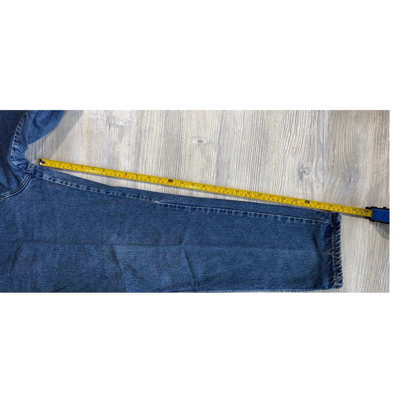 Vintage Rustler High Waisted Mom Jeans Medium Wash Tapered Leg USA 16 Petite