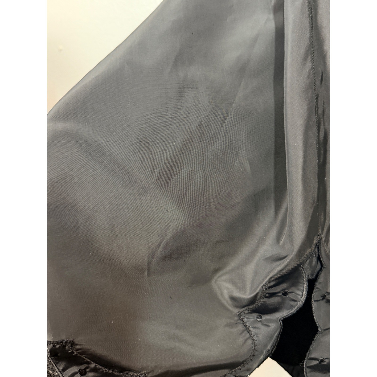 Barbizon Full Slip Sz 12 Miss Black Nylon Tafetta Candies 1960’s Tafredda