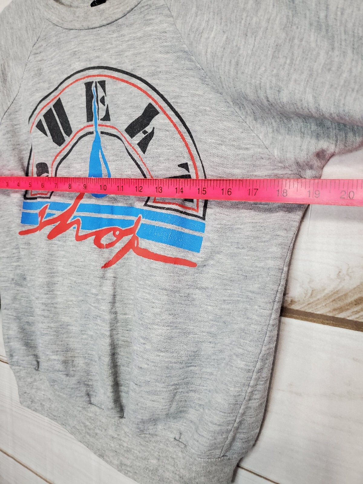Top Half By Topix Vintage Shirt Sweat Shop M Made In USA 80s 90s