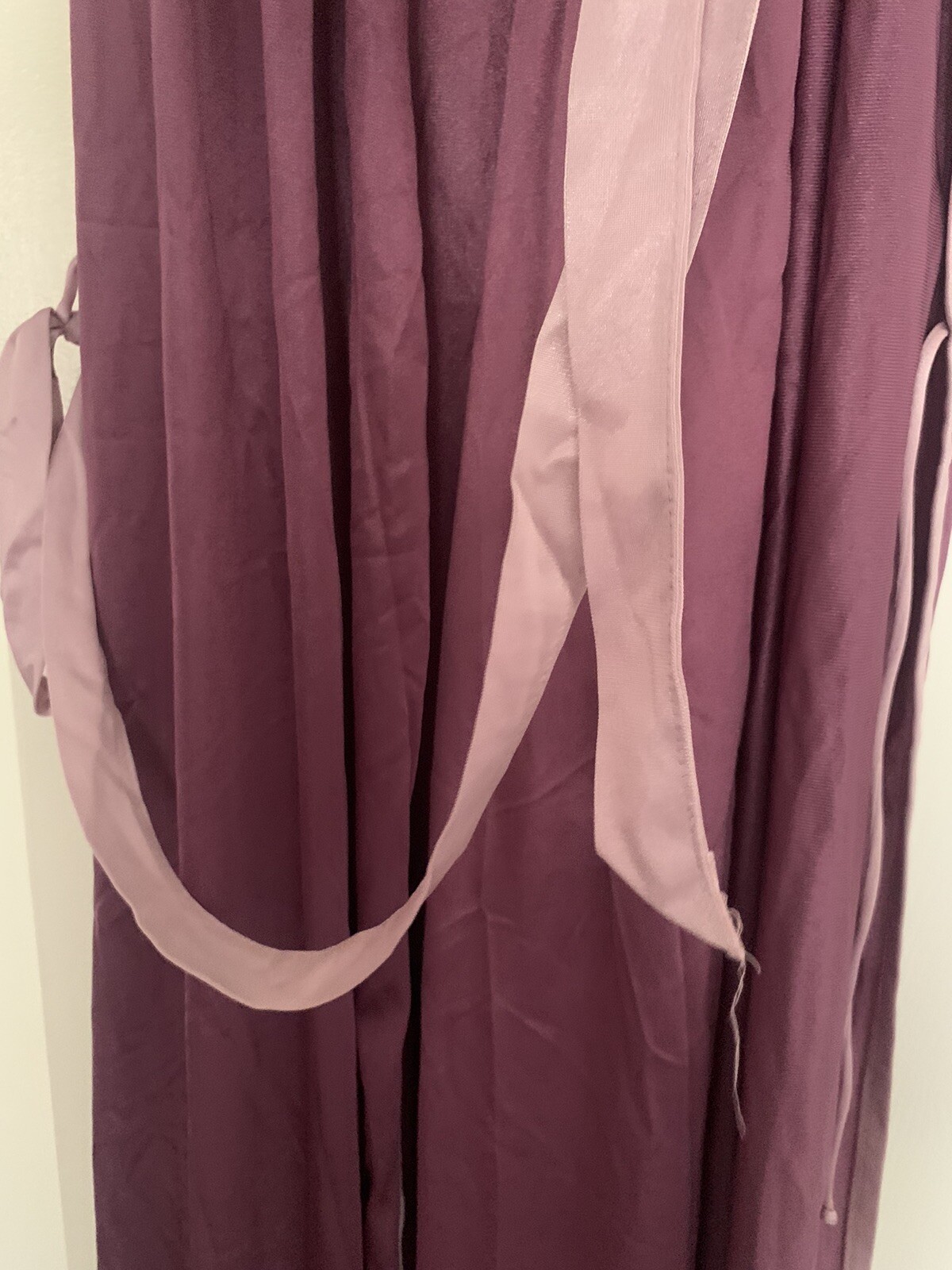 Vtg 2pc Set Dutchess Individually Yours Sz 13 Long Nightgown, Purple, Nylon USA