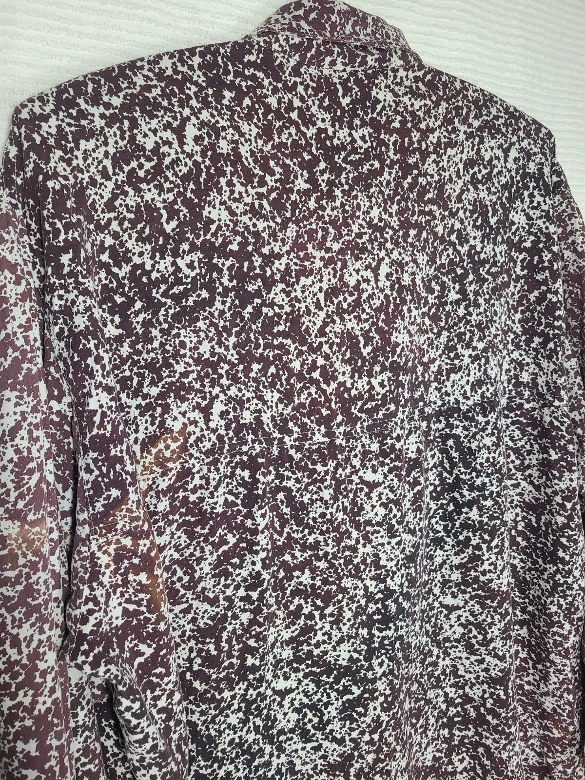 Vintage 1990s Oversize Shirt Mall Brand Limited Button Up Rayon Notebook Print