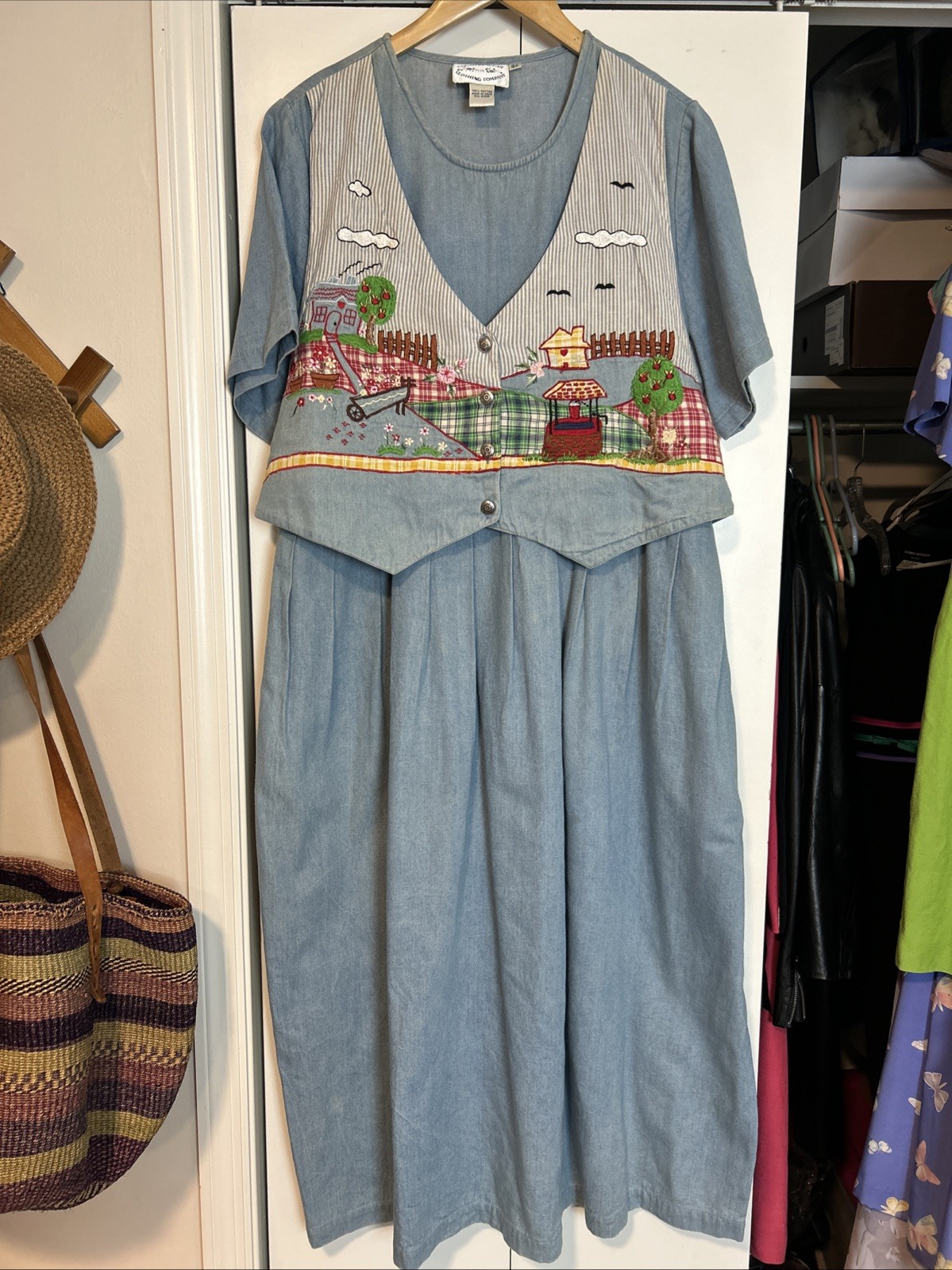 Vintage Country Wear Clothing Co. Dress 100% Cotton Sz.18W