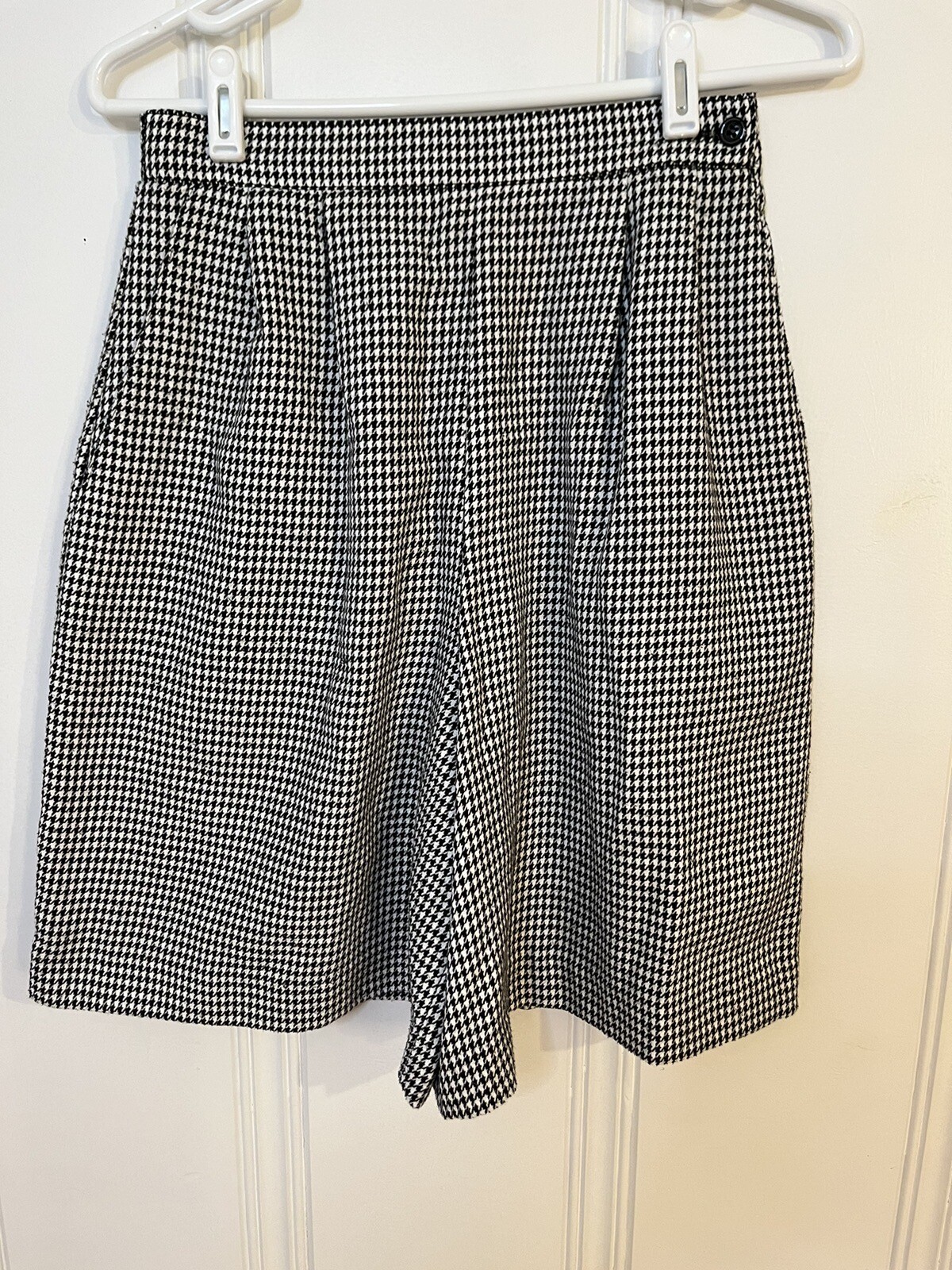 Vintage 1980s Shorts Herringbone High Waist Joyce Sportswear USA Made *FAST SHIP