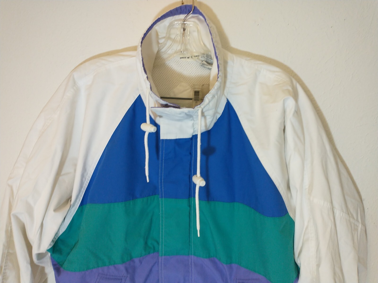 Van Heusen 417 Ski Jacket Snow Board Coat Womens Sz Small Colorblock VTG Retro