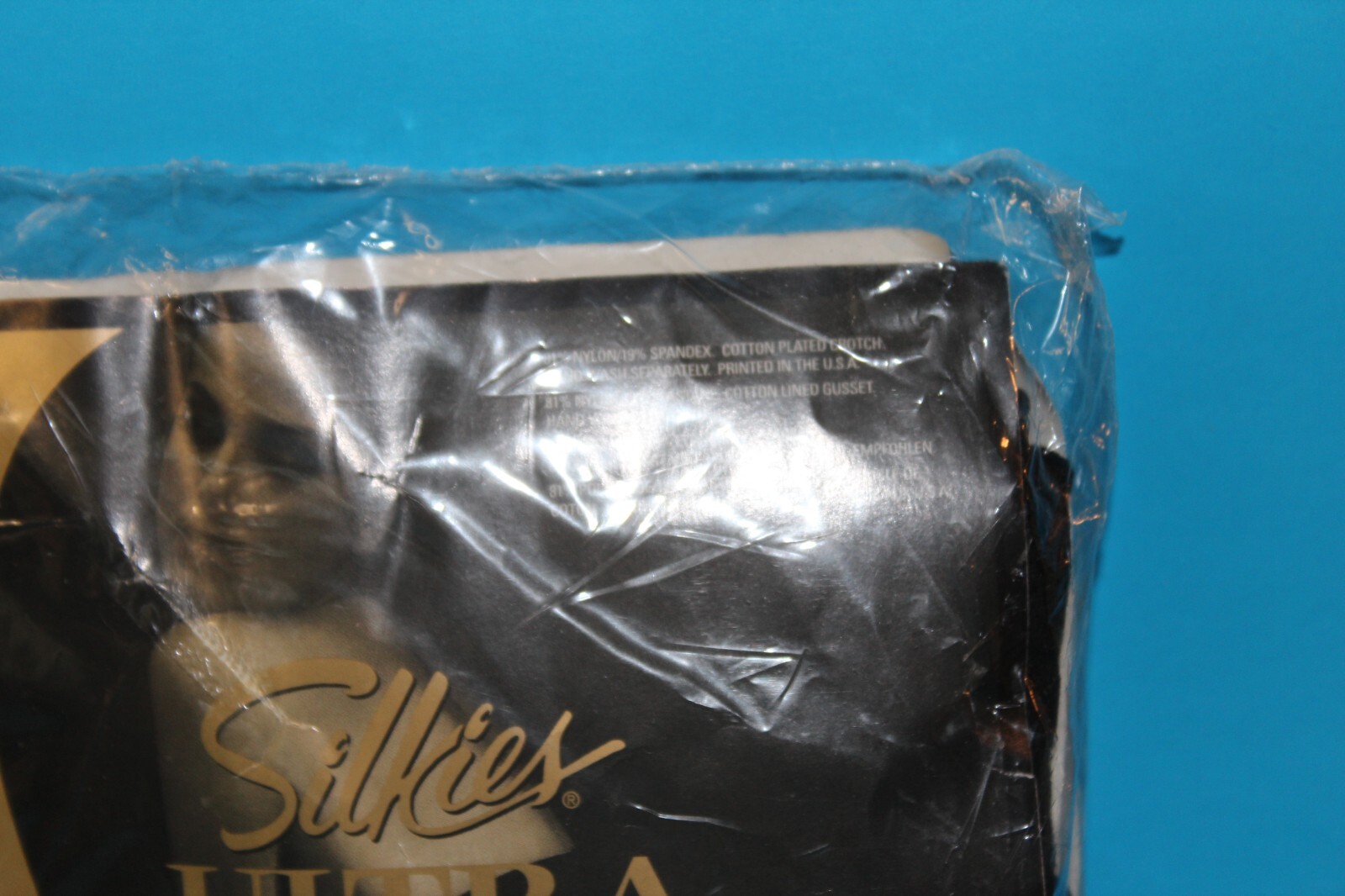 2 Pair Silkies Ultra Shapely Perfection 110508 XL Panty Hose Jet Black 48-52