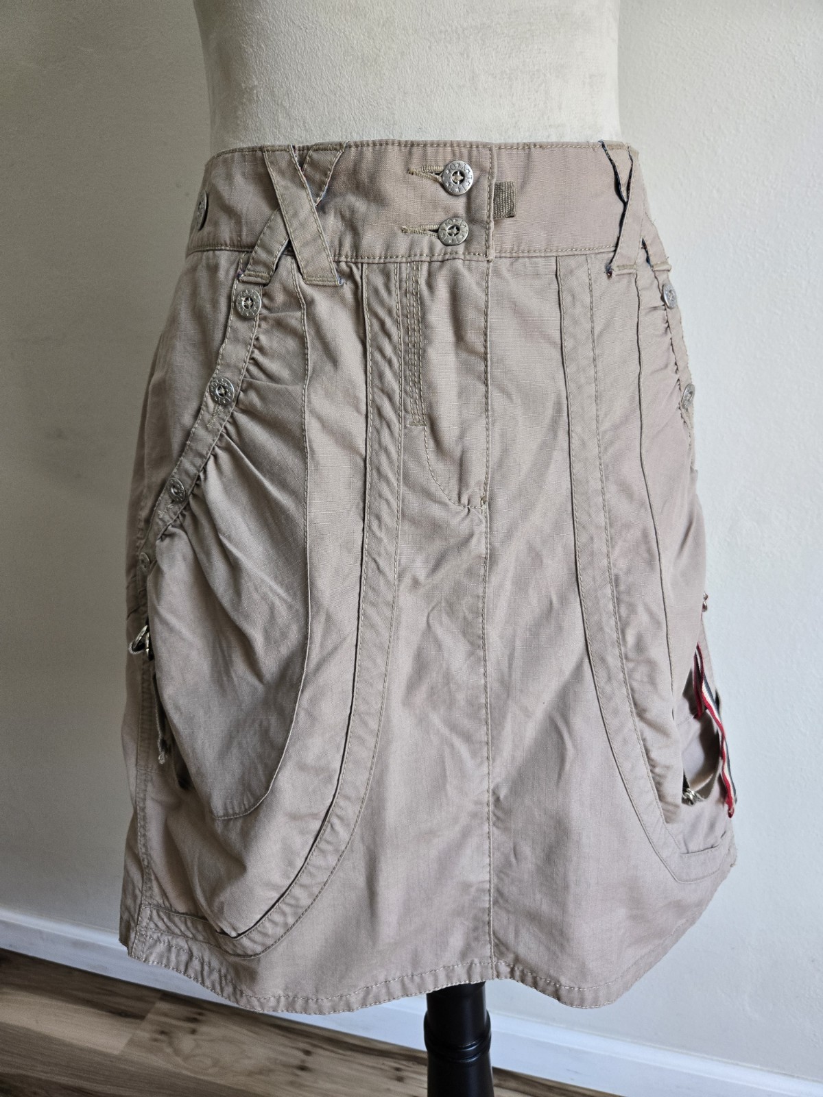 2000s Cargo Mini Skirt (M)