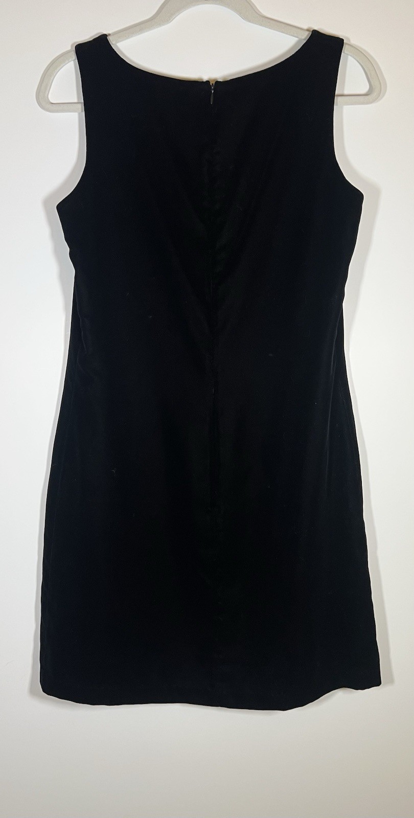 Vintage 80s THE LIMITED black velvet mini tank dress 6 holiday mobwife bodycon