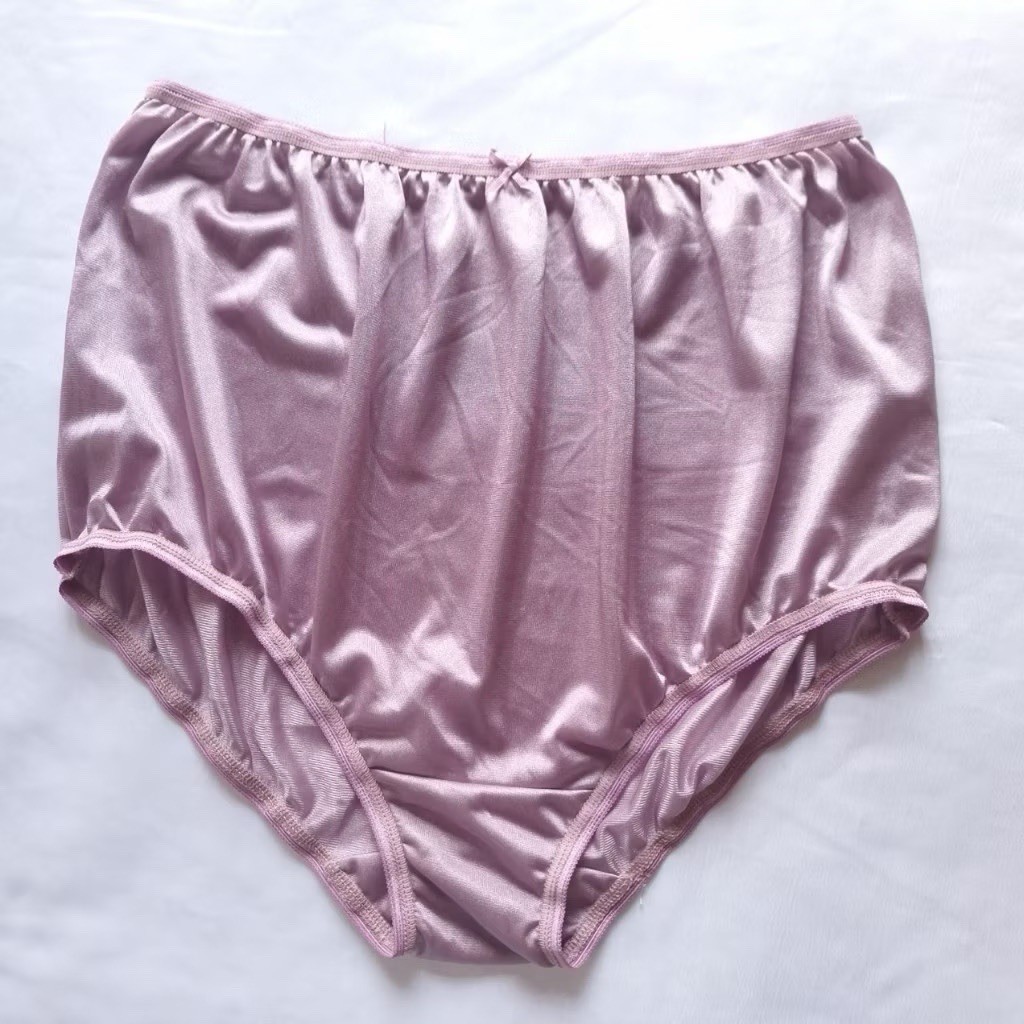 3pcs Hip 34-52 Vintage Panties Full Brief Nylon Restro Premium Elegant Comfort