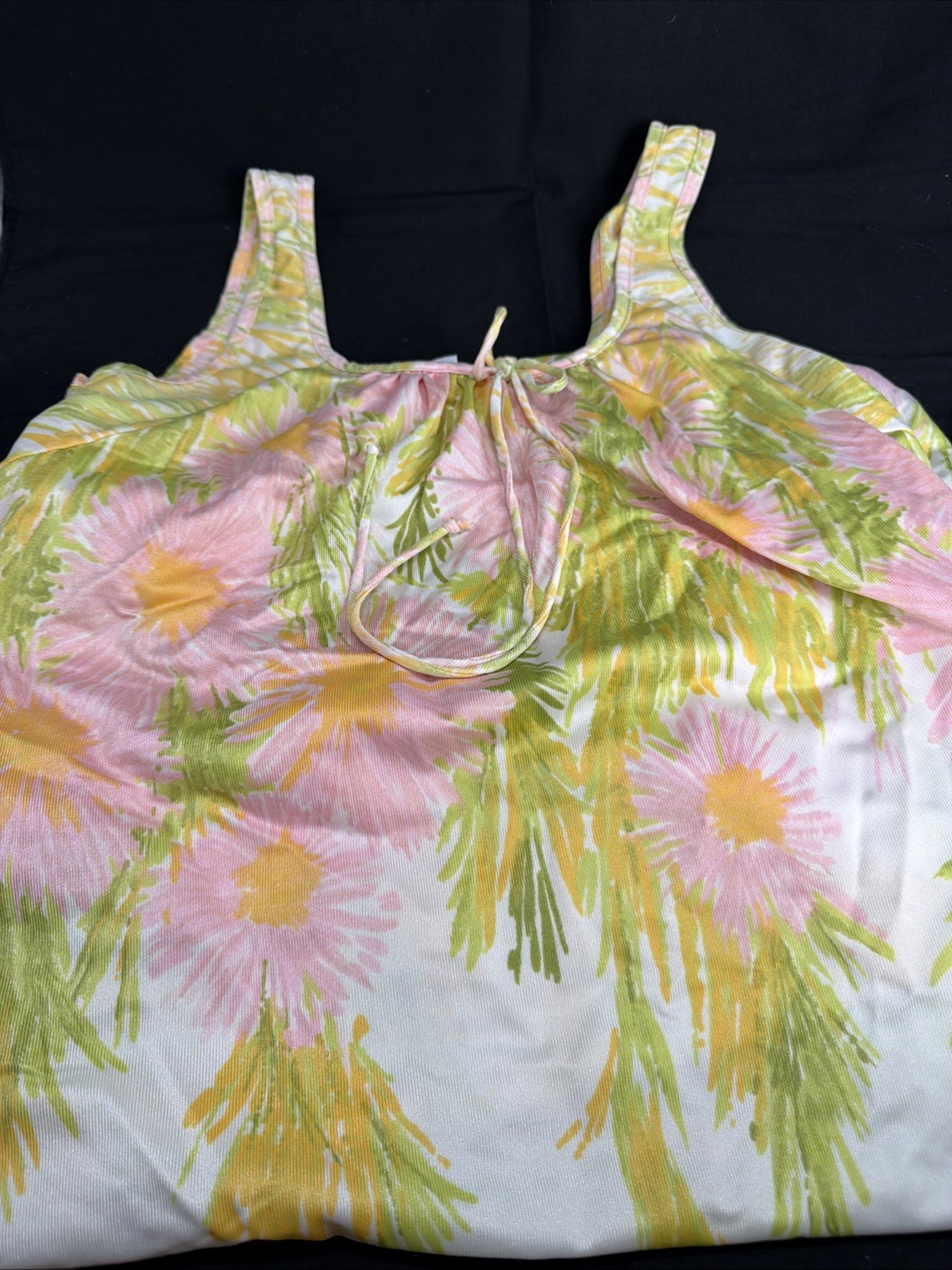 Vintage 60’s Travel-Lite By Boutique Size S Gown Nylon Colorful Fun