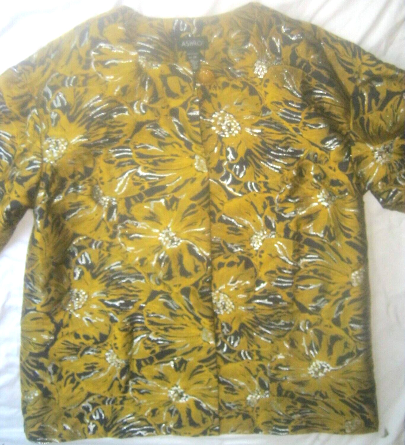 Perfect for Fall! Snazzy ASHRO Jacket Size 2X~ Waist / Chest 50″ (Max)