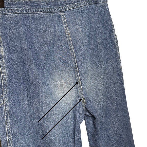 Tomboy Of California 27” Waist Vintage 70s Wide Leg Jeans Medium Wash Rare