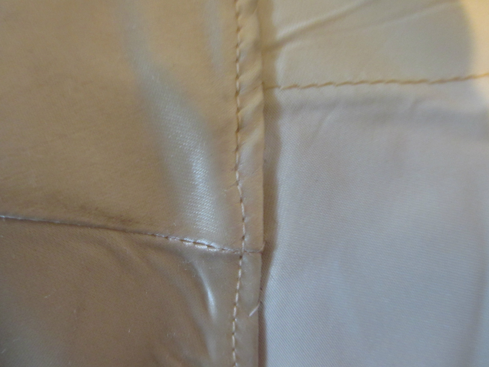Vintage Wedding Dress Handmade Liquid/Ivory Satin w/Train Circa 1930’s small