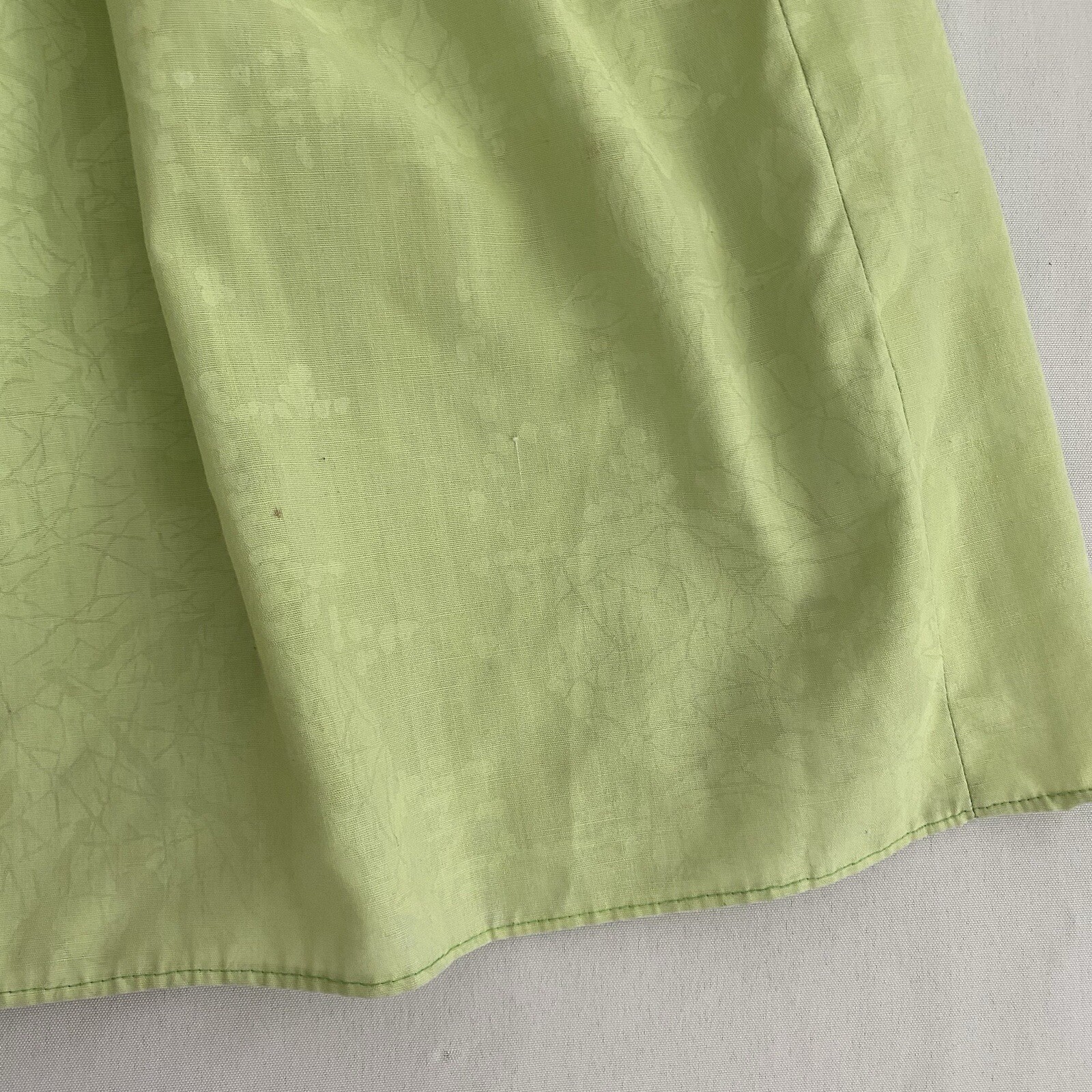 Vintage Penneys Hawaii Women’s Dress Medium Hawaiian Sundress Maxi Smocked Lime