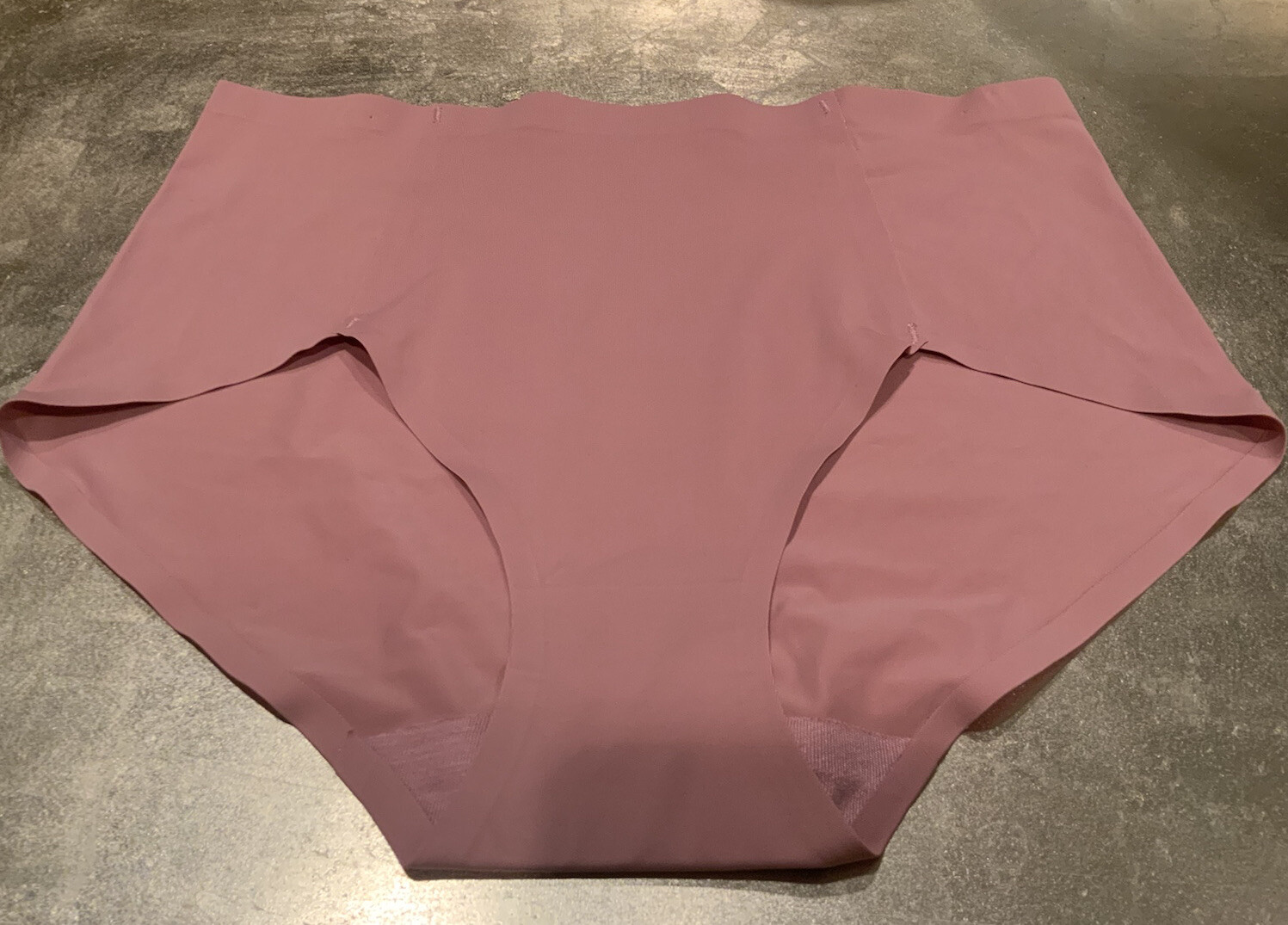 Vtg Prima Valentina M Rose Blush French Cut Brief Panties