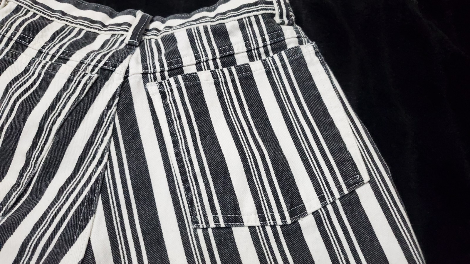 Vtg Sostanza High Waisted Mom Shorts Striped Sz 5 Juniors XXS See Measurements