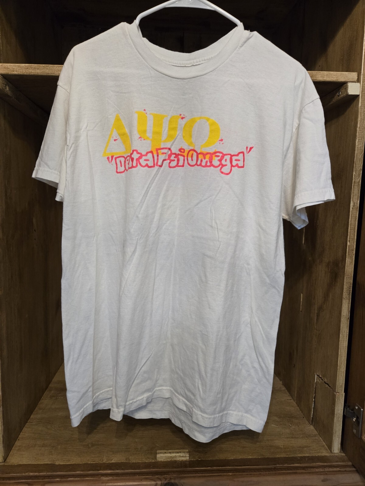 Vintage Delta Psi Omega Music Honor Society Rush 2008 Splash Splatter Tshirt