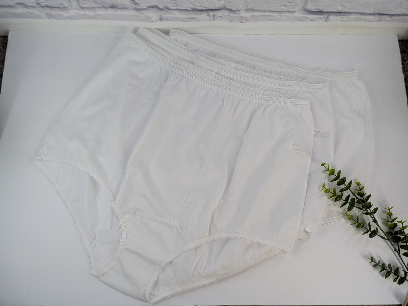 NWOT LOT 3💋Vtg Sears Blue Package Panties Acetate Double Mushroom Gusset Sz 9