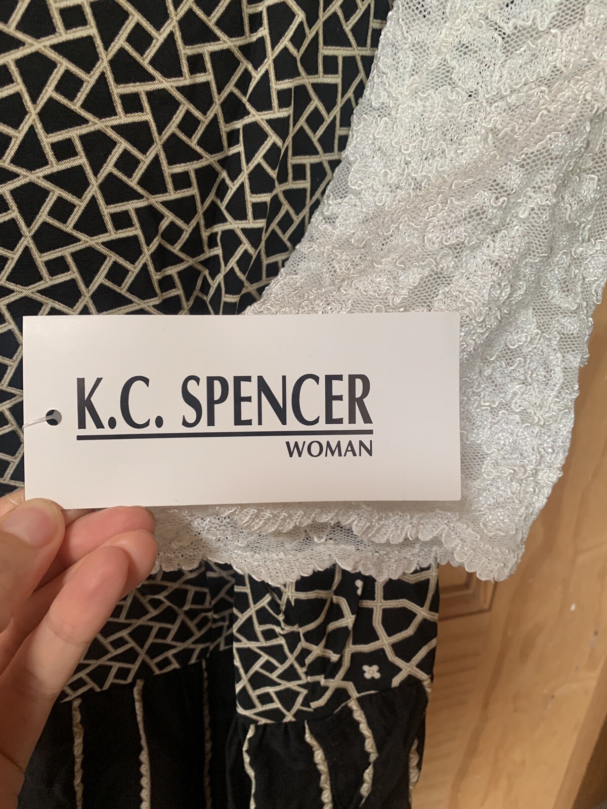 Vintage ‘90s K. C. Spencer By Chelsea Rousso Long Dress Layers Lace Sz 24 New!