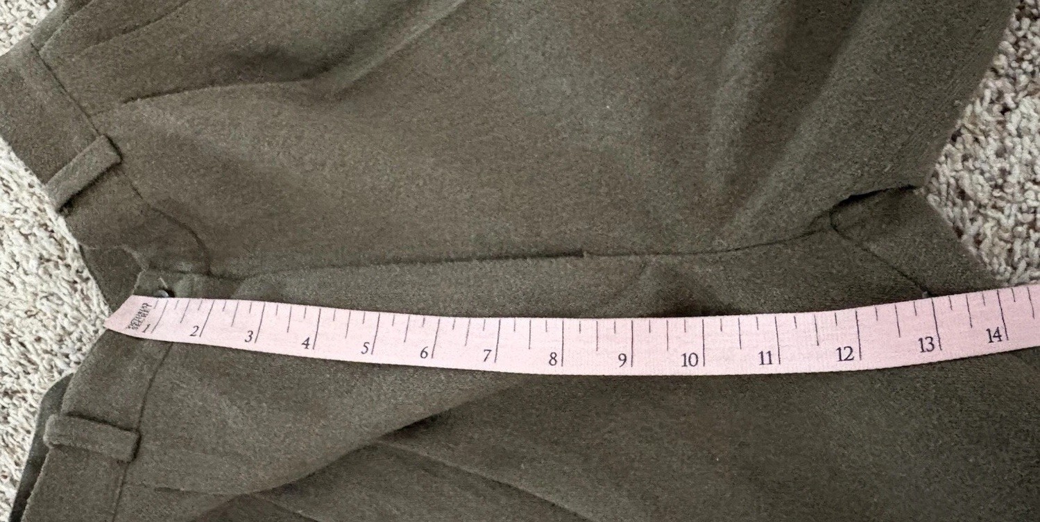 Vtg Savannah Pants Women 4 Gray Wool Pleated High Rise Slacks Trousers Pockets