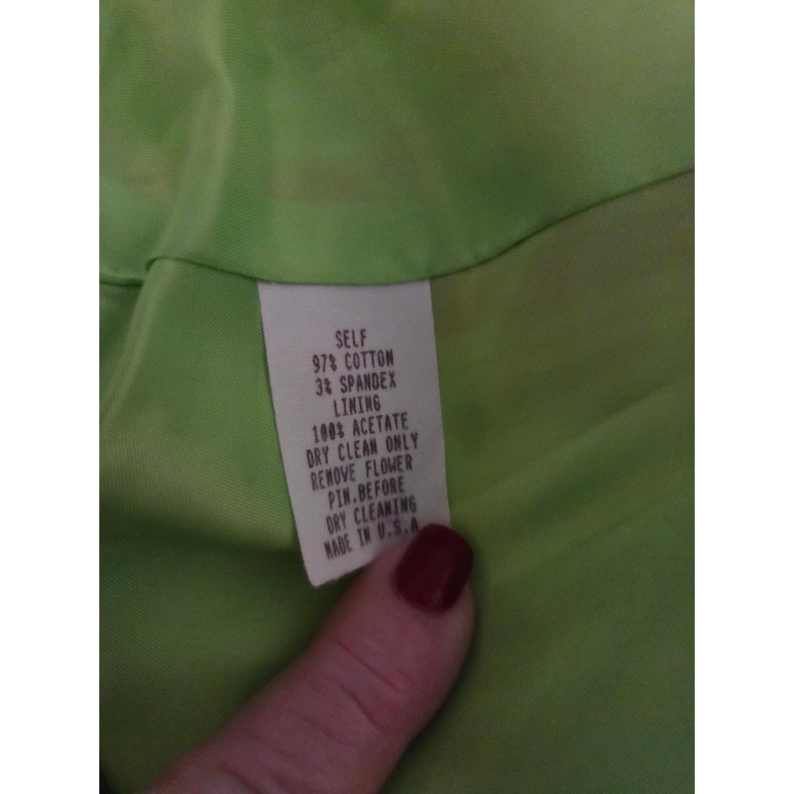 Nanette Lepore Y2K Pink Green Floral Psychedelic Blazer Jacket 4 Made in USA
