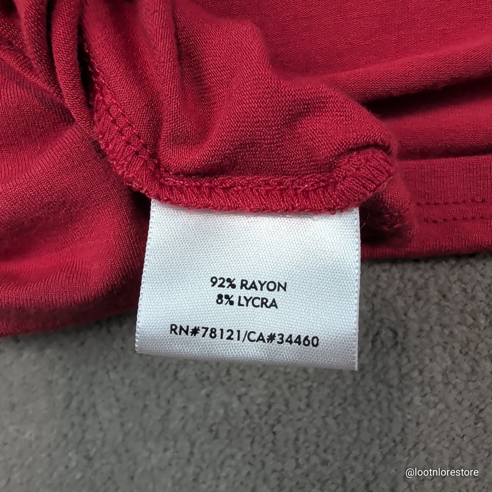 Eileen Fisher Vintage Red Minimalist Stretch Tank Top 1X Casual Office Layering