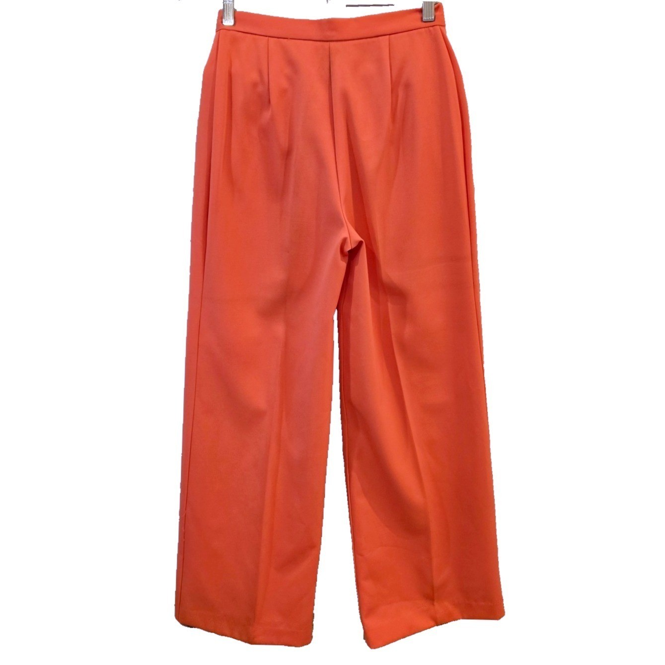 VTG 70s Tami San Francisco Palazzo Pants Womens 11 12 Coral High Rise Made USA
