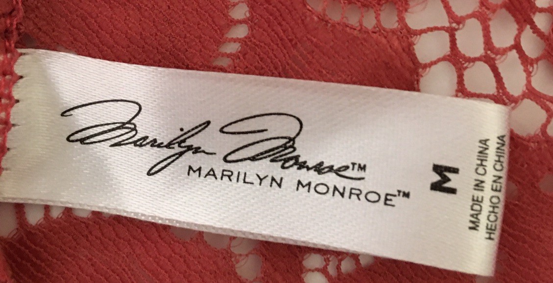 VTG ~ MARILYN MONROE ~ 4 pairs of all Lace Bikini Panties Size M Nylon Blend