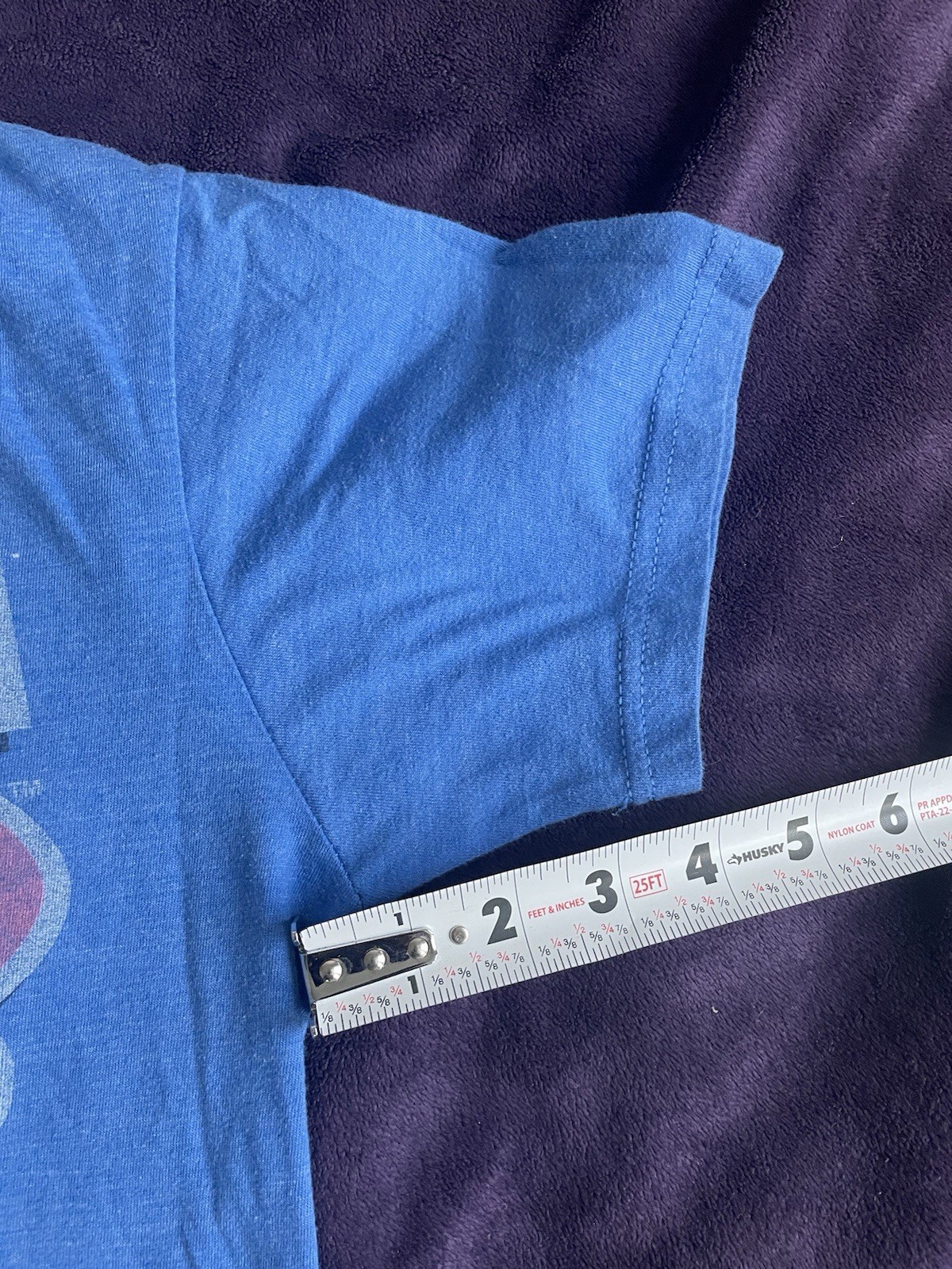 True Vintage Betty Crocker Blue Wanna Spoon Blue Graphic Tshirt Size Small