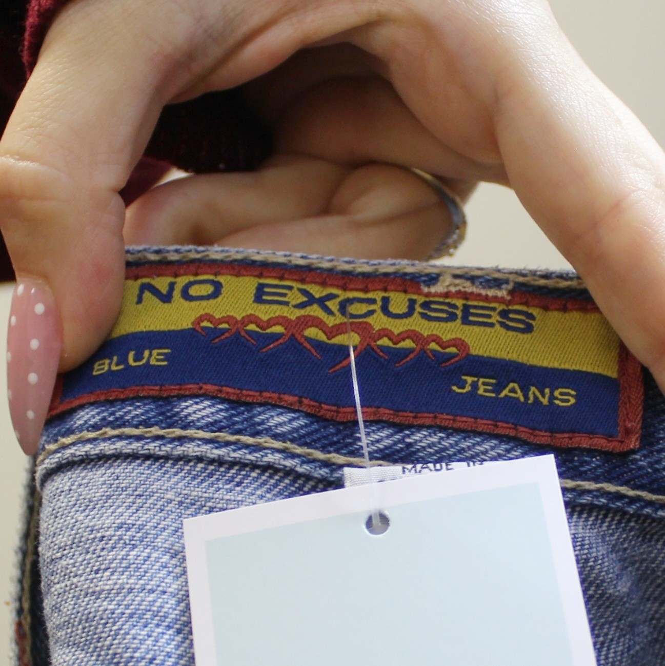 Vintage 90s Jean Shorts by No Excuses Blue jeans