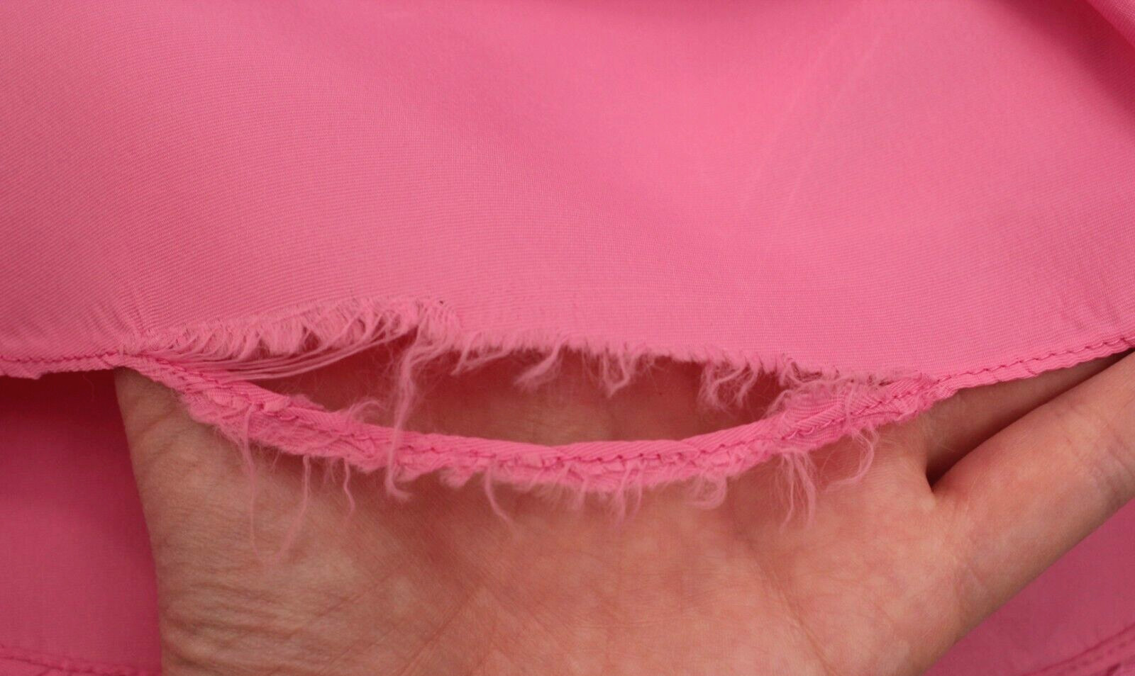 Vtg Women’s 60s 2 Pc Pink & White Ruffle Front Maxi Dress W/ Jacket XS/S 1960s