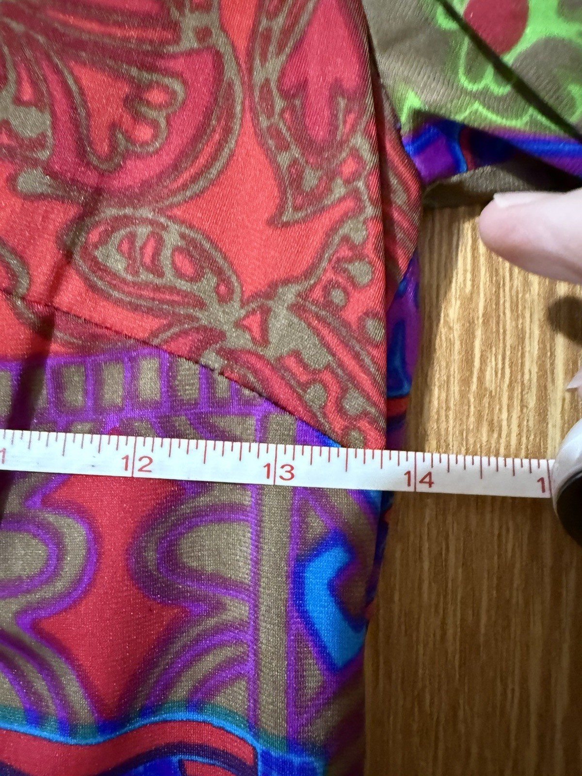 J.Harlan OriginalsVintage Dress 1970’s Psychedelic Color Mini Dress S Or M Size