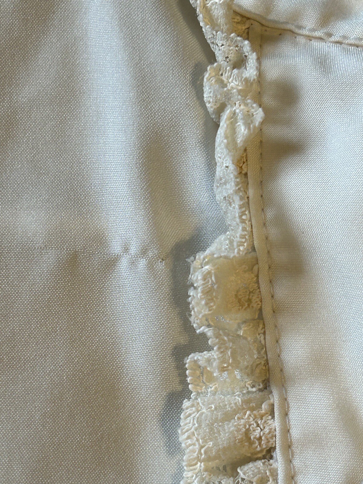 vintage sears jr bazaar 70s Button Down Shirt Ivory Secretary Geek Cottage
