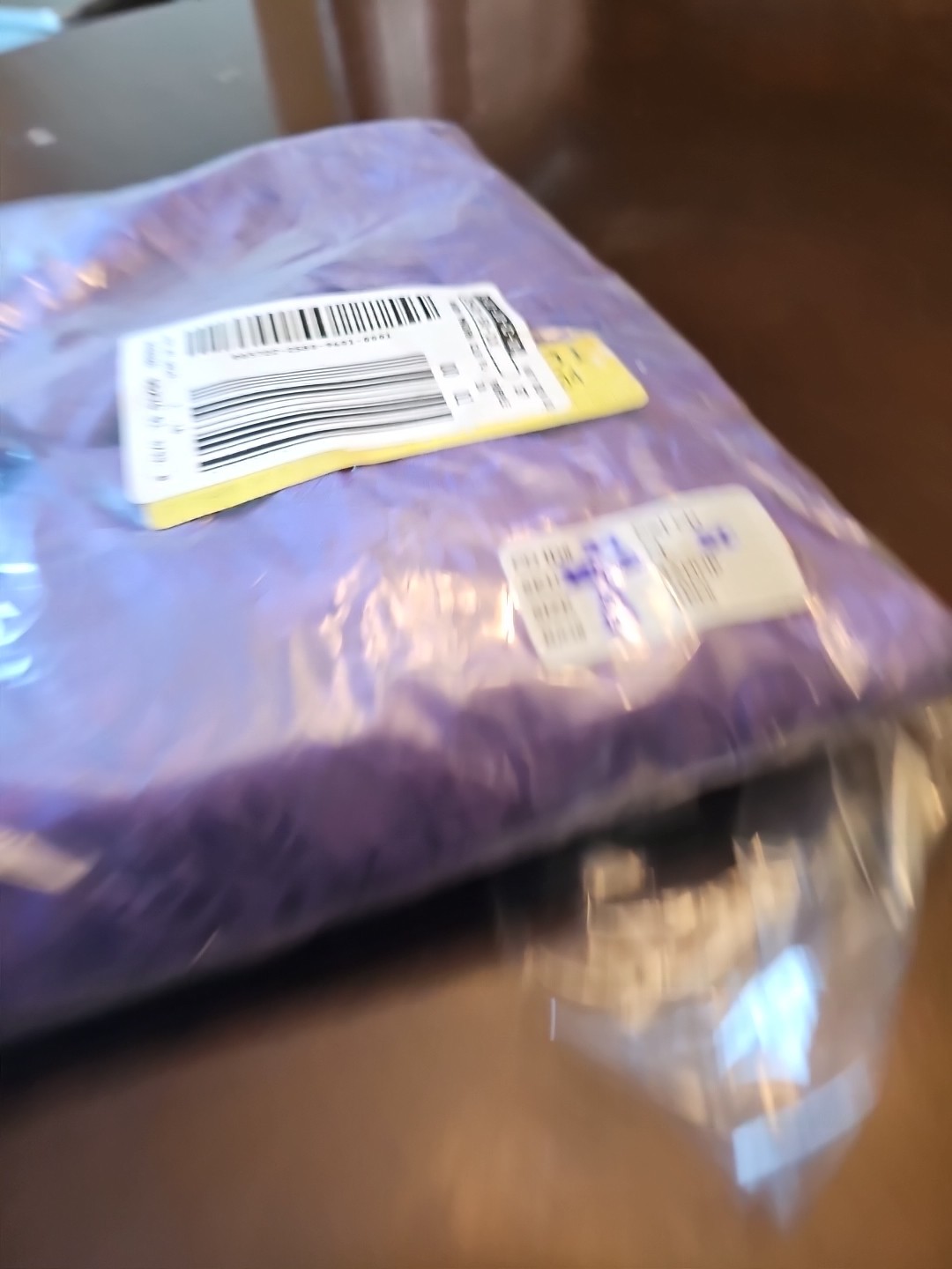 New Vintage Bloomingdale’s Oriental 2 Piece Long Sleeve Pajama Set Purple Floral