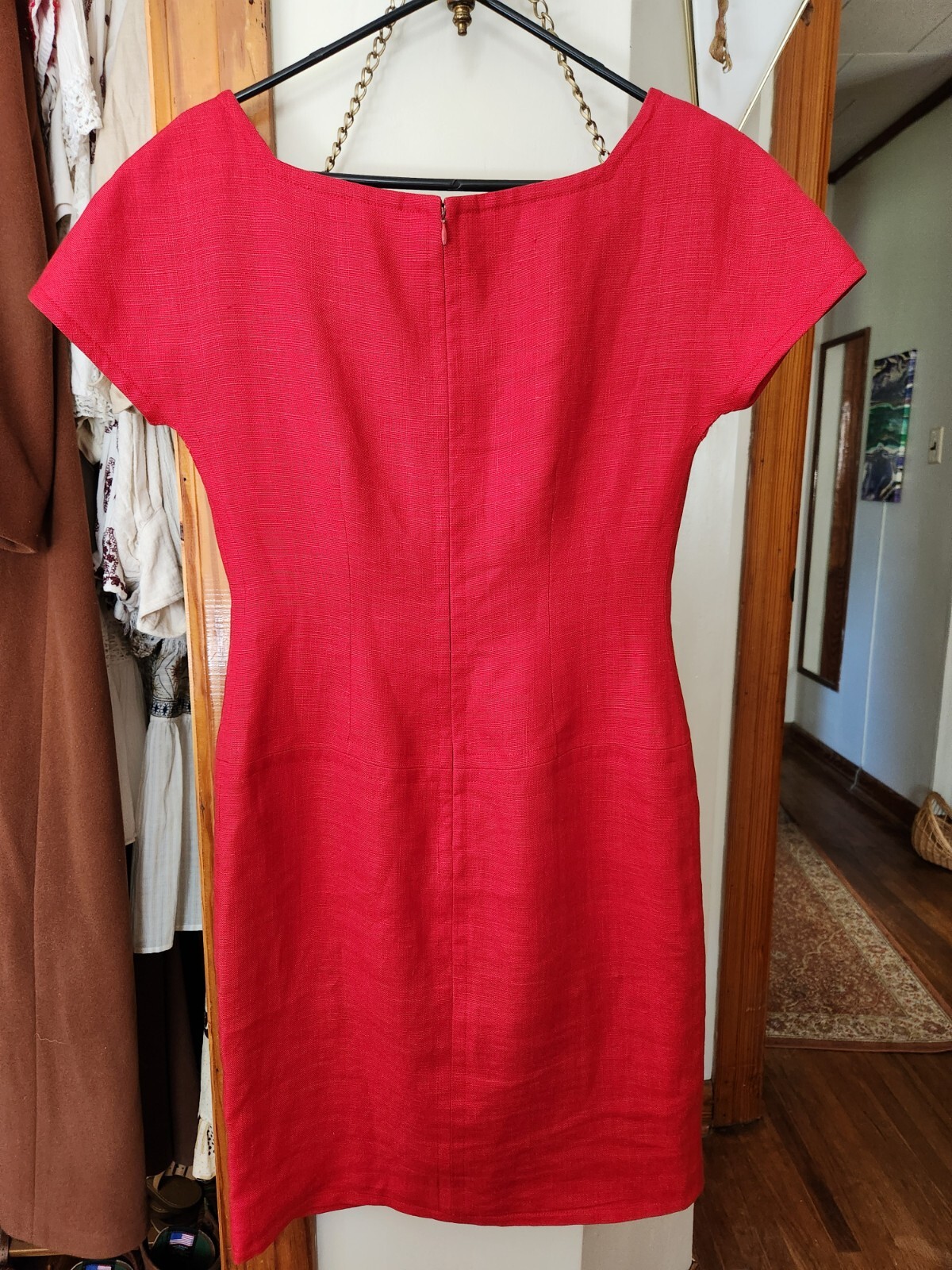 VTG Red Carolyne Roehm Bergdorf Goodman 50s/60s 1950s-1960s Size 10 Dress