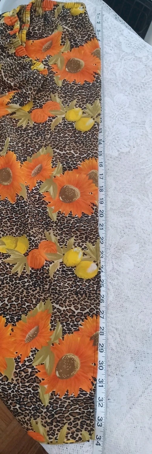 VINTAGE CERVELLE ART-TO-WEAR MAXIMALISM „MIDAXI” (34″) SKIRT LARGE* CURVY FIT